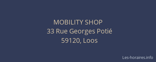 MOBILITY SHOP
