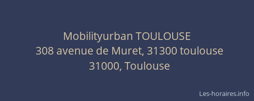 Mobilityurban TOULOUSE