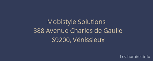 Mobistyle Solutions