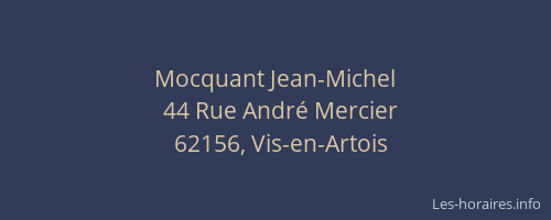 Mocquant Jean-Michel