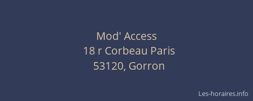 Mod' Access