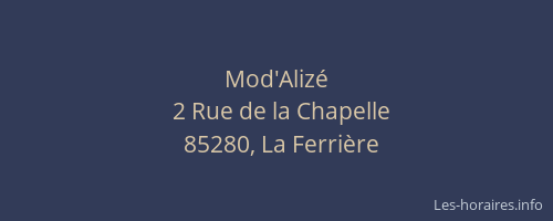 Mod'Alizé