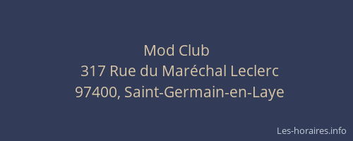 Mod Club