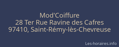 Mod'Coiffure