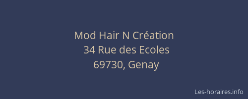 Mod Hair N Création