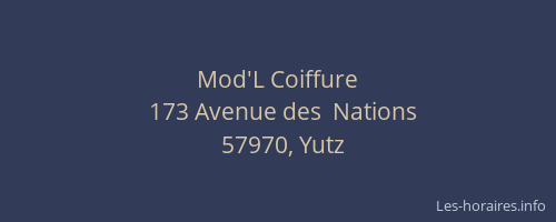 Mod'L Coiffure