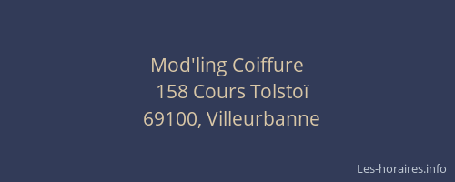 Mod'ling Coiffure