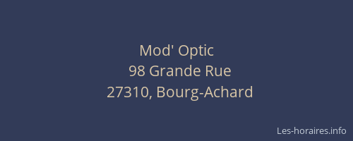 Mod' Optic