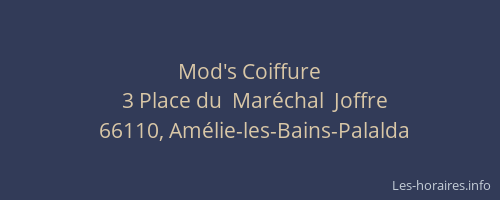 Mod's Coiffure