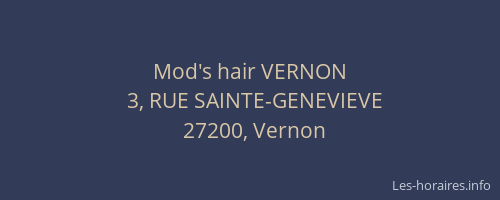 Mod's hair VERNON