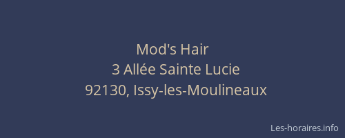 Mod's Hair