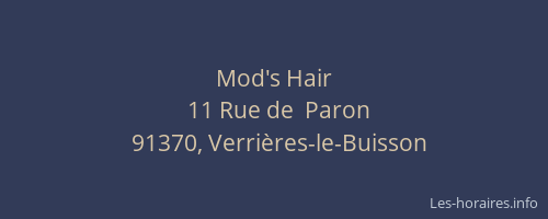 Mod's Hair