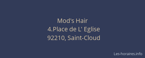 Mod's Hair