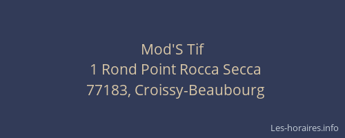Mod'S Tif
