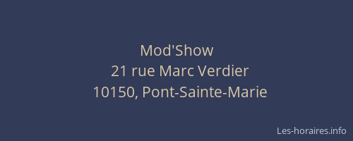Mod'Show