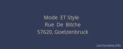 Mode  ET Style