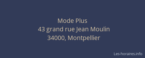 Mode Plus