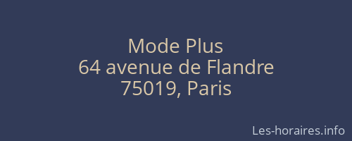 Mode Plus