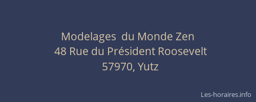 Modelages  du Monde Zen