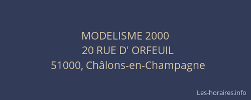 MODELISME 2000