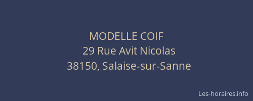 MODELLE COIF