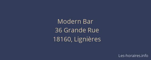 Modern Bar