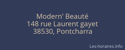 Modern' Beauté