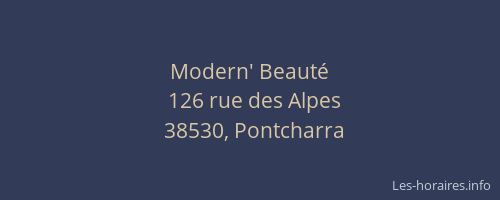 Modern' Beauté