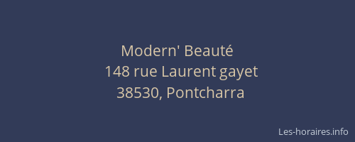 Modern' Beauté