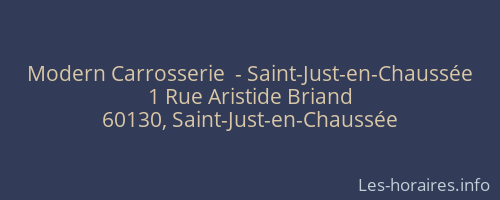 Modern Carrosserie  - Saint-Just-en-Chaussée