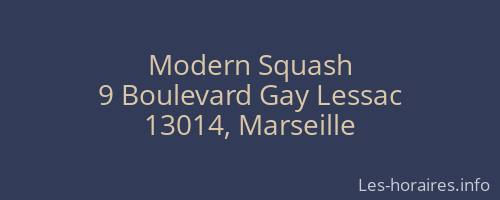 Modern Squash