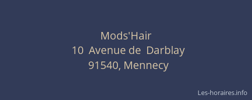 Mods'Hair