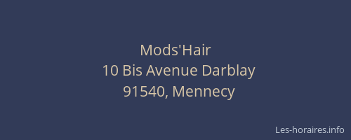 Mods'Hair