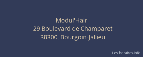 Modul'Hair