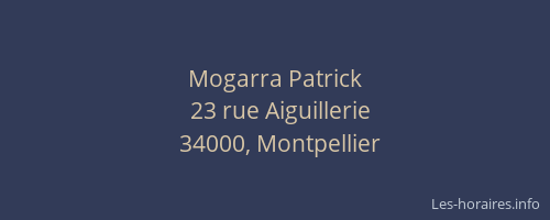 Mogarra Patrick