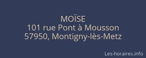 MOÏSE