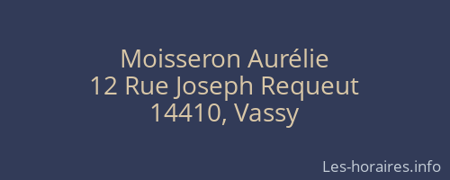 Moisseron Aurélie