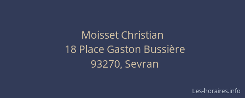 Moisset Christian