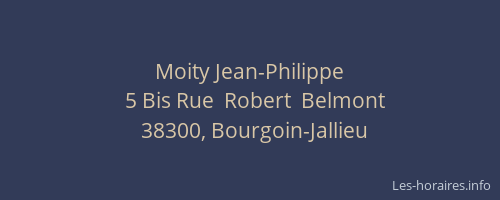 Moity Jean-Philippe
