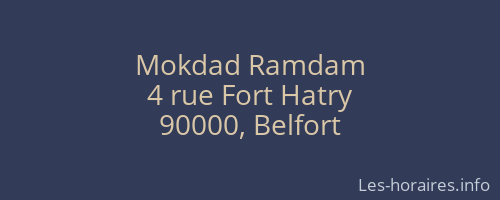 Mokdad Ramdam