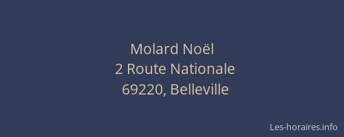 Molard Noël