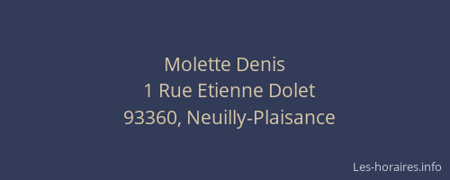 Molette Denis