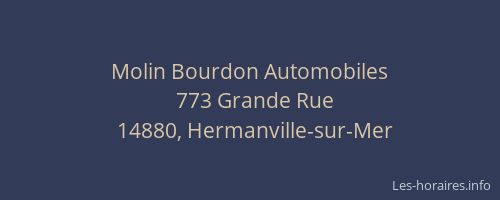 Molin Bourdon Automobiles