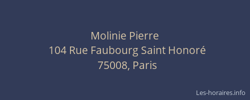 Molinie Pierre