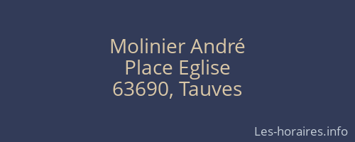 Molinier André