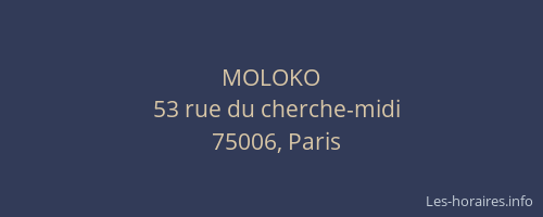 MOLOKO
