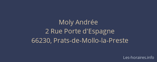 Moly Andr&eacute;e