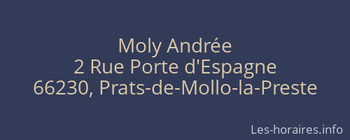 Moly Andrée