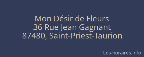 Mon Désir de Fleurs