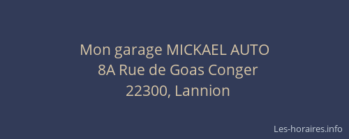 Mon garage MICKAEL AUTO